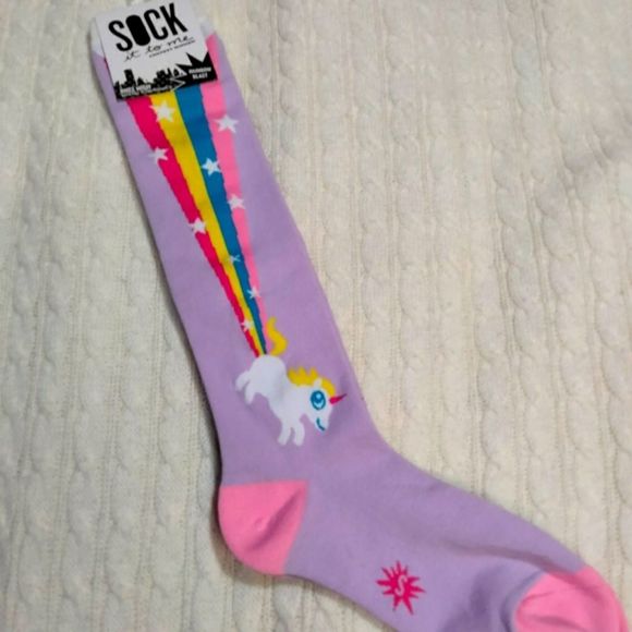sock it to me Other - Rainbow unicorn 🦄 knee high socks